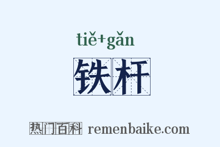 铁杆是什么意思的图片